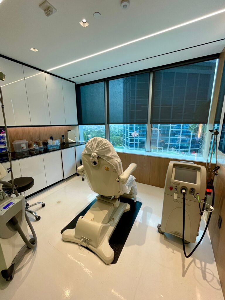 Calm treatment room setup reflecting trust-first patient experience
